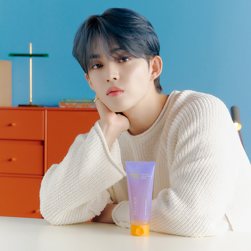 Neogen Double Vita Capsule Cleansing Foam 150mL S.Coups Seventeen Neogen ambassador 
