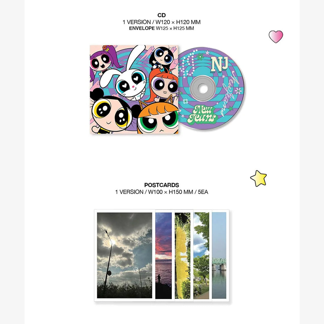 NewJeans - 2ND EP[Get Up] The POWERPUFF GIRLS X NJ Box Ver. asian authentic genuine original korean skincare montreal toronto calgary canada thekshop thekshop.ca natural organic vegan cruelty-free cosmetics kbeauty vancouver free shipping clean beauty routine skin makeup kpop stayz stan fandom photocard stray kids treasure ateez atiny dix30 brossard 