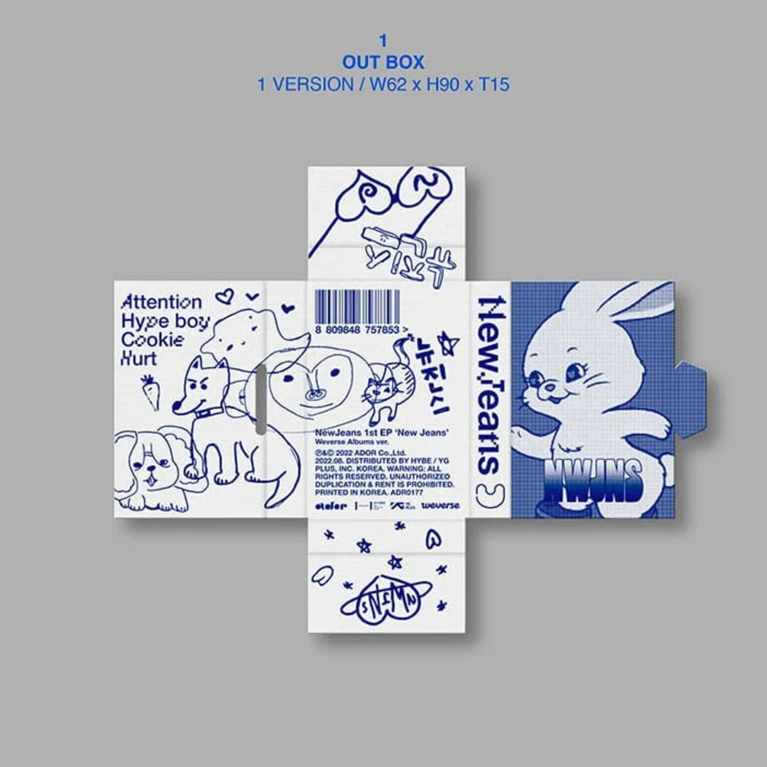 NewJeans 1st EP 'New Jeans' Weverse Albums ver. – thekshop.ca