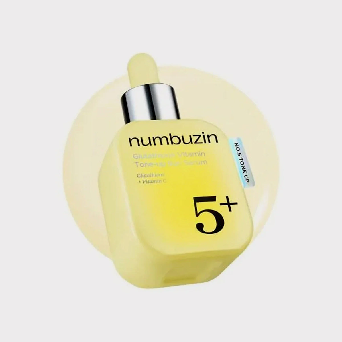 Numbuzin No.5+ Tone-up Sun Serum Korean sunscreen  SPF50+ UVA UVB protection skin brightening 