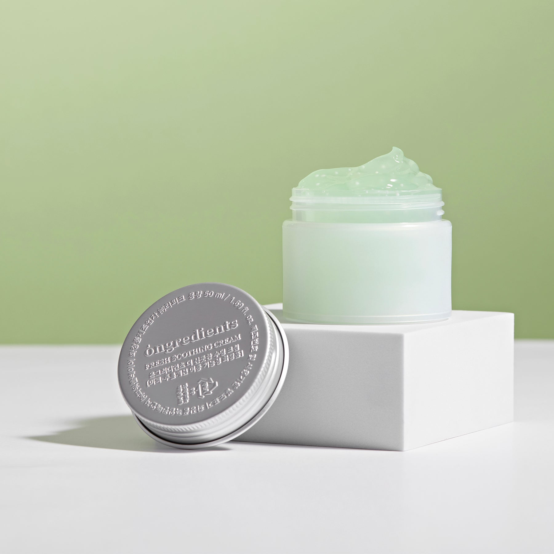 Ongredients Fresh Soothing Cream asian authentic genuine original korean skincare montreal toronto calgary canada thekshop thekshop.ca natural organic vegan cruelty-free cosmetics kbeauty vancouver free shipping clean beauty routine skin makeup