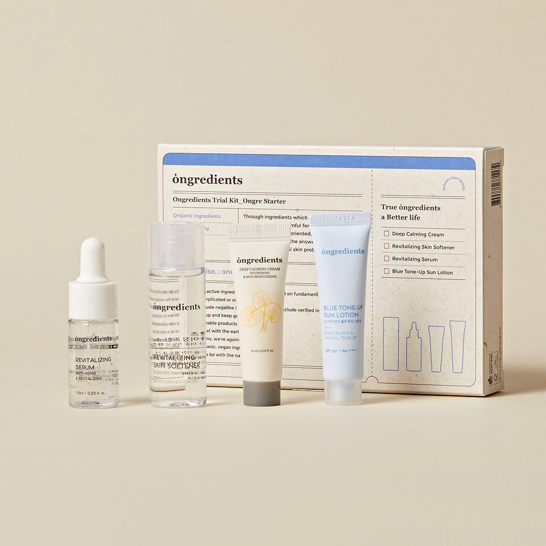 Ongredients Trial Kit Ongre Starter (+Treasure Photocards!)asian authentic genuine original korean skincare montreal toronto calgary canada thekshop thekshop.ca natural organic vegan cruelty-free cosmetics kbeauty vancouver free shipping clean beauty routine skin makeup kpop stayz stan fandom photocard stray kids treasure thekshop canada