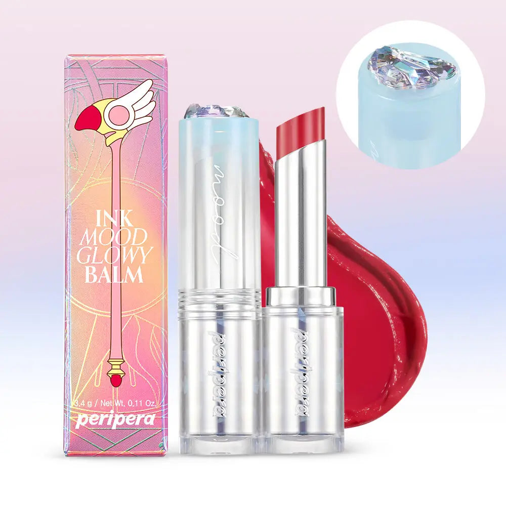 Peripera x Cardcaptor Sakura Limited Edition Ink Mood Glowy Balm asian authentic genuine original korean skincare montreal toronto calgary canada thekshop thekshop.ca natural organic vegan cruelty-free cosmetics kbeauty vancouver free shipping clean beauty routine skin makeup kpop stayz stan fandom photocard stray kids treasure ateez atiny dix30 brossard ddo st-bruno new store