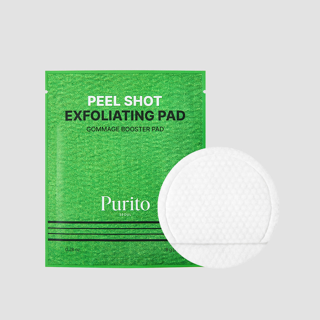 Purito SEOUL Peel Shot Exfoliating Pad Korean gentle gommage 