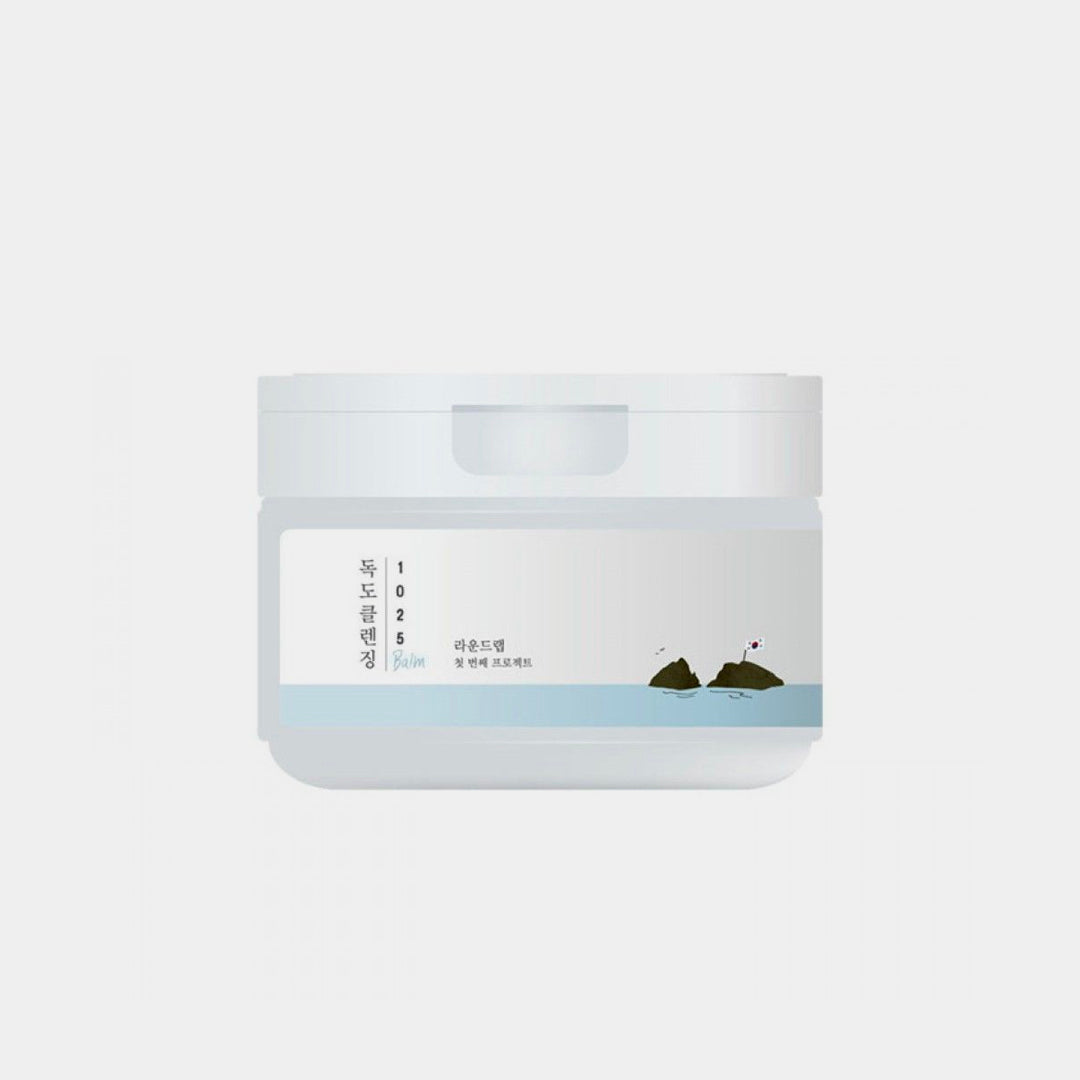 ROUND LAB 1025 Dokdo Cleansing Balm asian authentic genuine original korean skincare montreal toronto calgary canada thekshop thekshop.ca natural organic vegan cruelty-free cosmetics kbeauty vancouver free shipping clean beauty routine skin makeup kpop stayz stan fandom photocard stray kids treasure ateez atiny  