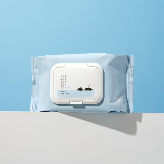 ROUND LAB 1025 Dokdo Cleansing Tissue asian authentic genuine original korean skincare montreal toronto calgary canada thekshop thekshop.ca natural organic vegan cruelty-free cosmetics kbeauty vancouver free shipping clean beauty routine skin makeup kpop stayz stan fandom photocard stray kids treasure ateez atiny dix30 brossard ddo st-bruno new store