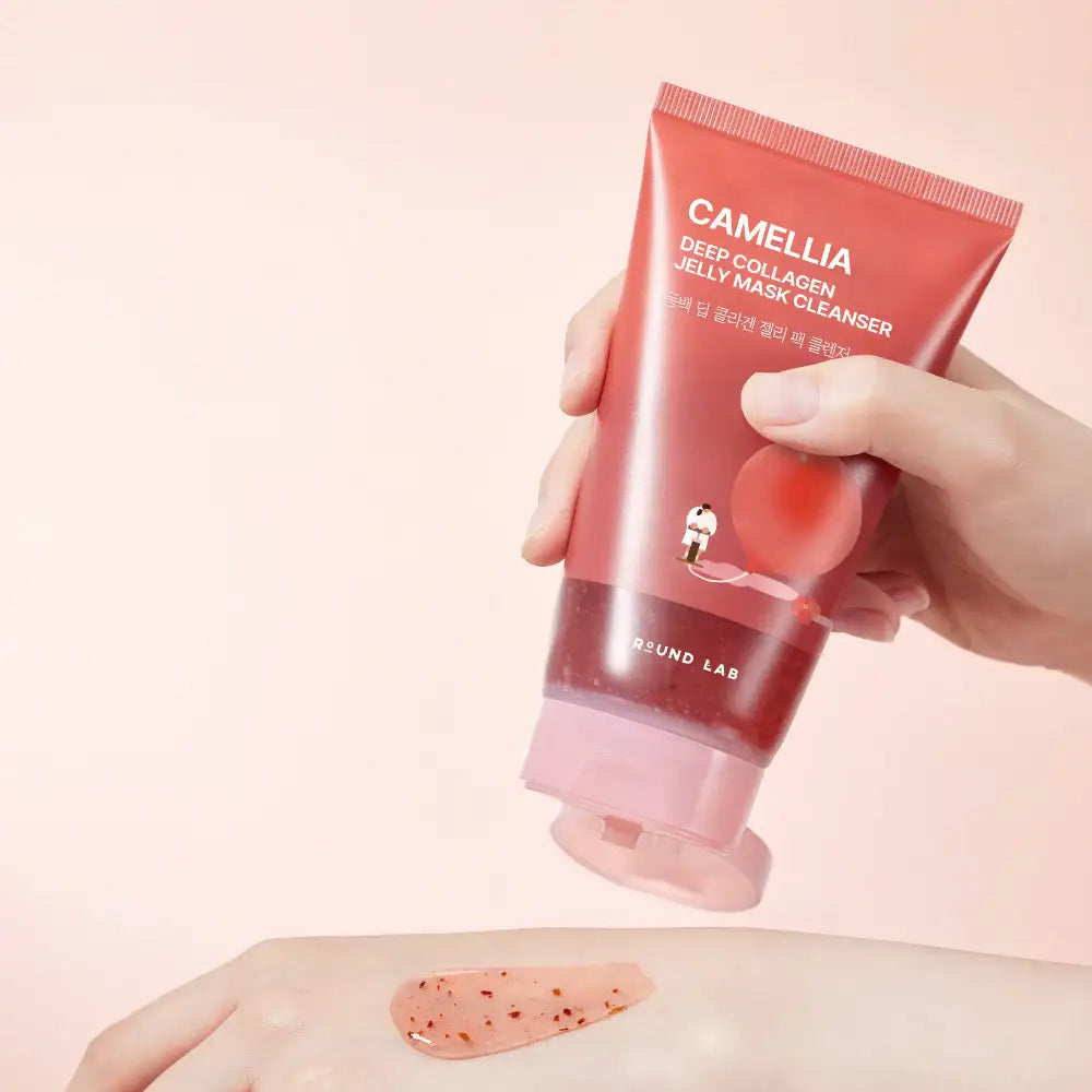 ROUND LAB Camellia Deep Collagen Jelly Mask Cleanser 150mL