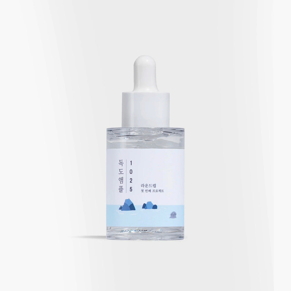 Round Lab 1025 Dokdo Ampoule asian authentic genuine original korean skincare montreal toronto calgary canada thekshop thekshop.ca natural organic vegan cruelty-free cosmetics kbeauty vancouver free shipping clean beauty routine skin makeup kpop stayz stan fandom photocard stray kids treasure 