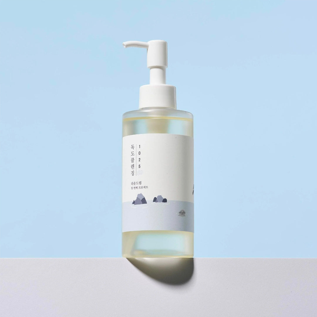 Round Lab 1025 Dokdo Cleansing Oil  asian authentic genuine original korean skincare montreal toronto calgary canada thekshop thekshop.ca natural organic vegan cruelty-free cosmetics kbeauty vancouver free shipping clean beauty routine skin makeup