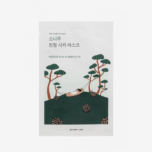 Round Lab Pine Calming Cica Mask Sheet asian authentic genuine original korean skincare montreal toronto calgary canada thekshop thekshop.ca natural organic vegan cruelty-free cosmetics kbeauty vancouver free shipping clean beauty routine skin makeup kpop stayz stan fandom photocard stray kids treasure ateez atiny dix30 brossard ddo st-bruno new store