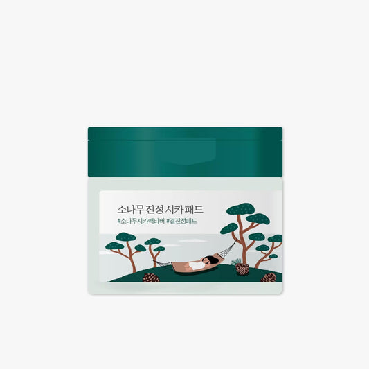 Round Lab Pine Calming Cica Pad asian authentic genuine original korean skincare montreal toronto calgary canada thekshop thekshop.ca natural organic vegan cruelty-free cosmetics kbeauty vancouver free shipping clean beauty routine skin makeup kpop stayz stan fandom photocard stray kids treasure ateez atiny dix30 brossard ddo royal mount st-bruno new store