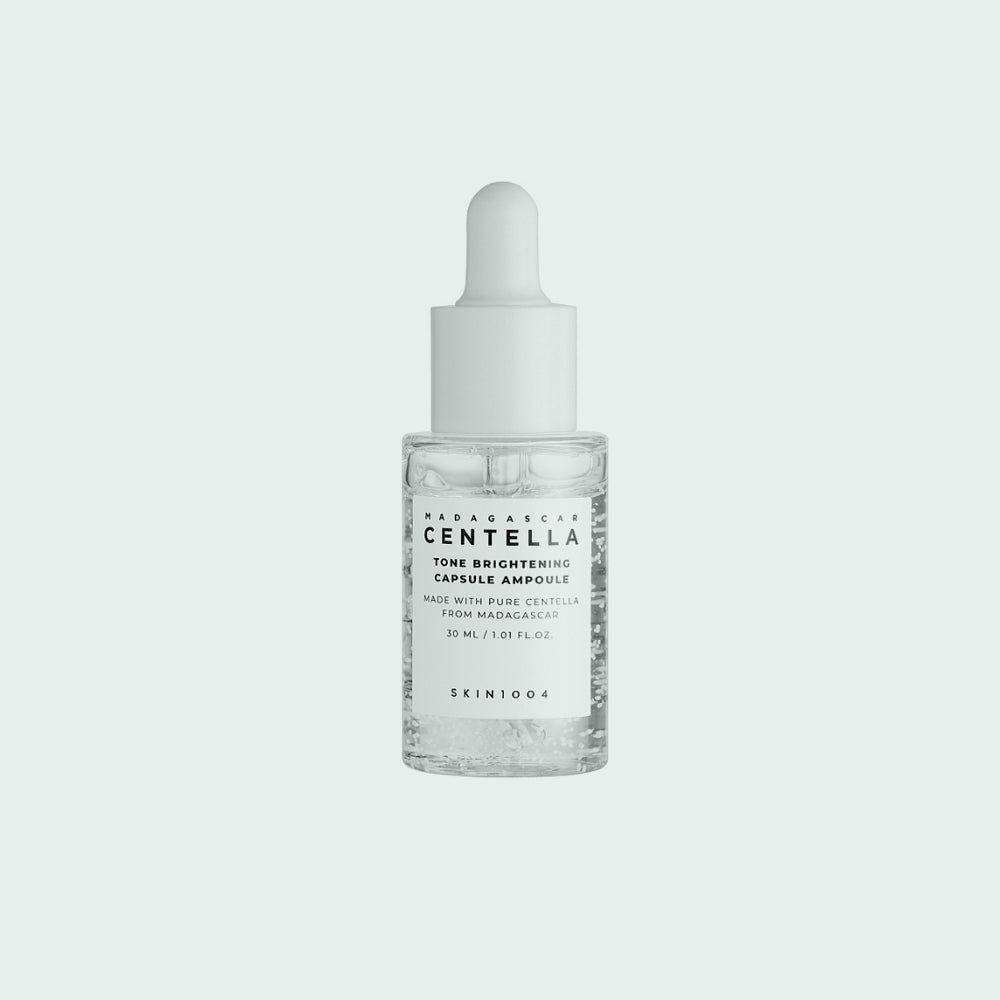 SKIN1004 Madagascar Centella Tone Brightening Capsule Ampoule asian authentic genuine original korean skincare montreal toronto calgary canada thekshop thekshop.ca natural organic vegan cruelty-free cosmetics kbeauty vancouver free shipping clean beauty routine skin makeup kpop stayz stan fandom photocard stray kids treasure ateez atiny  