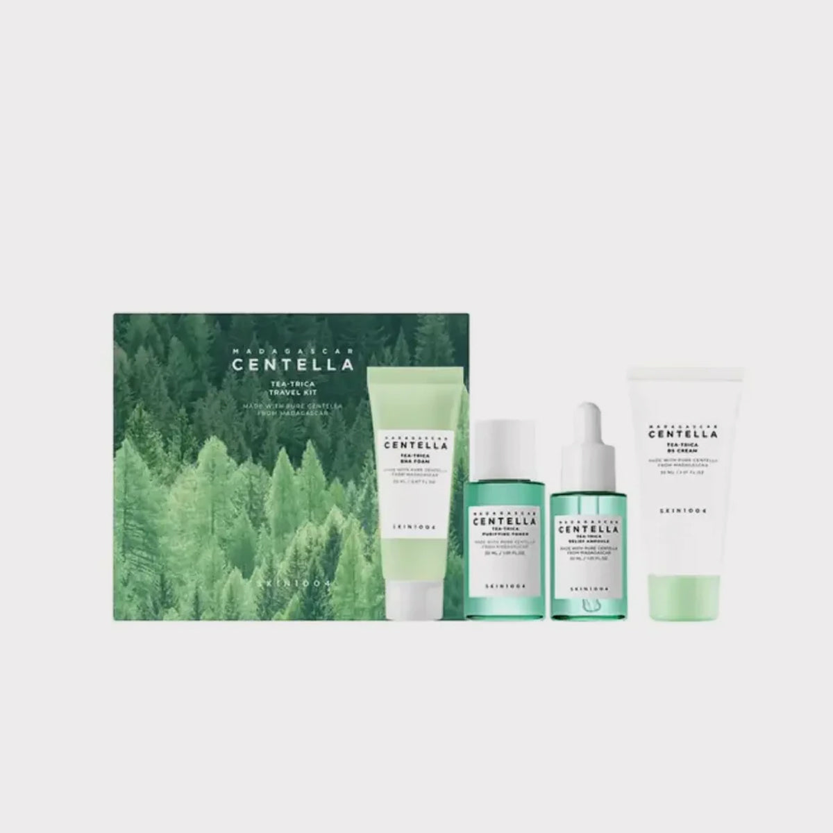 SKIN1004 Madagascar Centella Tea-Trica Travel Kit blemish care for acne-prone oily skin soothing and calming