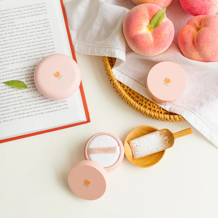 SKINFOOD Peach Cotton Multi Finish Powder 15g
Korean  oil control setting powder