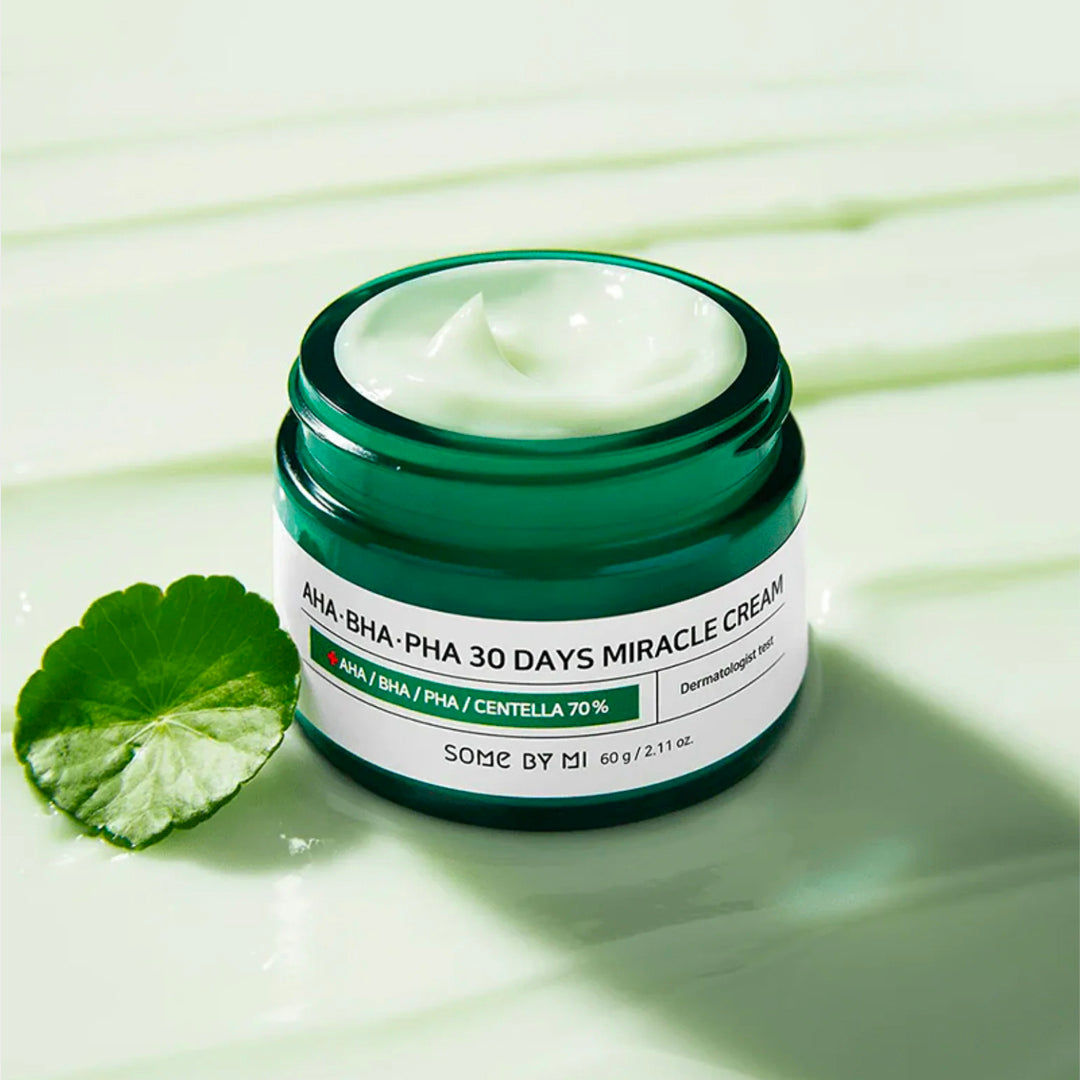 SOME BY MI - AHA, BHA, PHA 30 Days Miracle Cream asian authentic genuine original korean skincare montreal toronto calgary canada thekshop thekshop.ca natural organic vegan cruelty-free cosmetics kbeauty vancouver free shipping clean beauty routine skin makeup