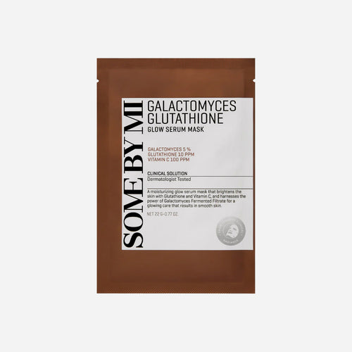 SOME BY MI Galactomyces Glutathione Glow Serum Mask brightening sheet mask for radiant skin
