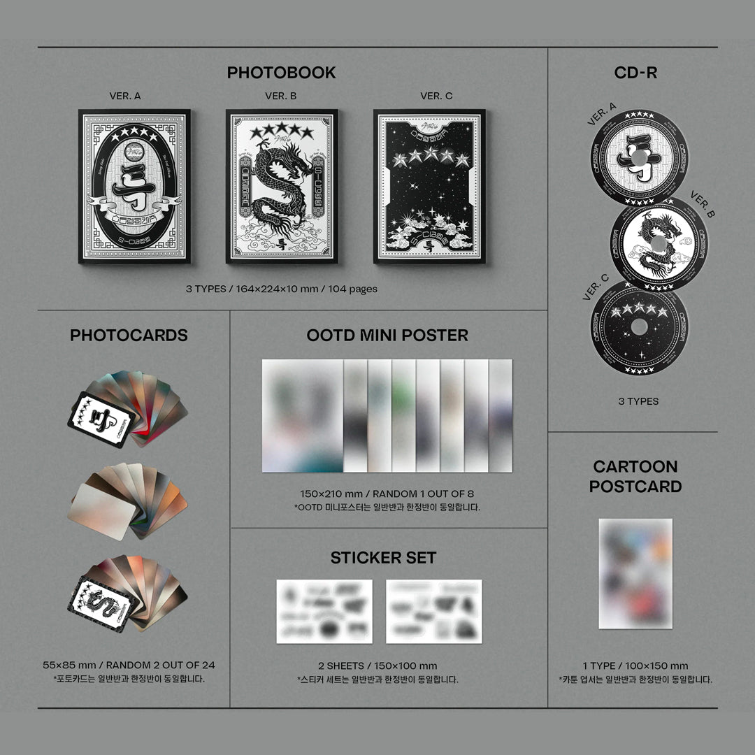 K-pop　CD Stray Kids - [Mixtape] Pre Debut Album CD+Booklet+Photocard