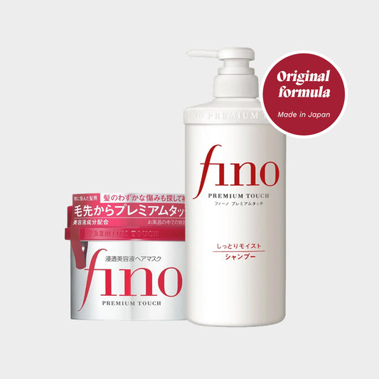 Shiseido Fino Premium Touch Kit Shampoo + Mask asian authentic genuine original korean skincare montreal toronto calgary canada thekshop thekshop.ca natural organic vegan cruelty-free cosmetics kbeauty vancouver free shipping clean beauty routine skin makeup kpop stayz stan fandom photocard stray kids treasure ateez atiny dix30 brossard ddo royal mount st-bruno new store