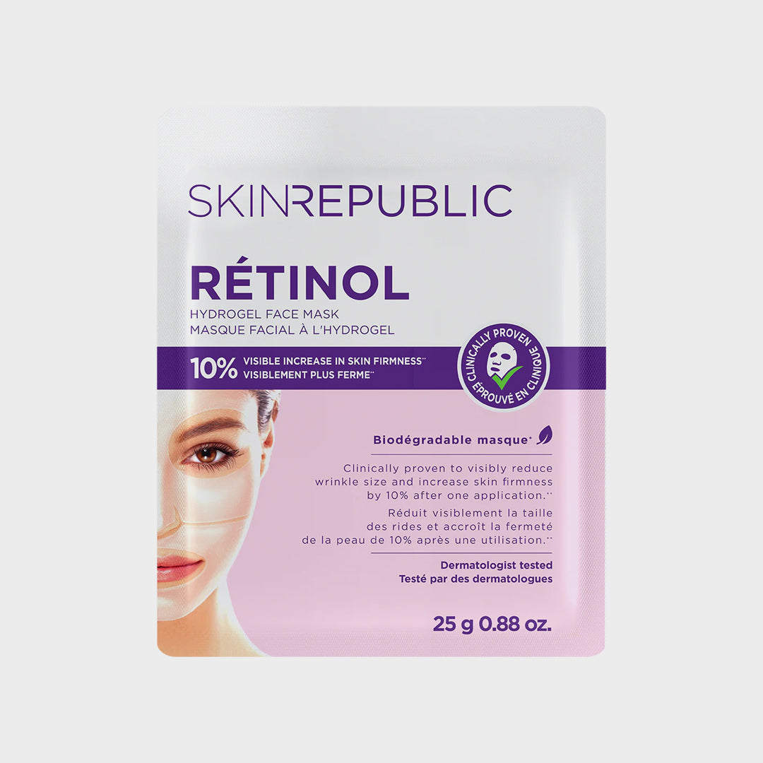 Skin Republic Retinol Hydrogel Korean Face Mask Sheet for skin firmness and dark spots