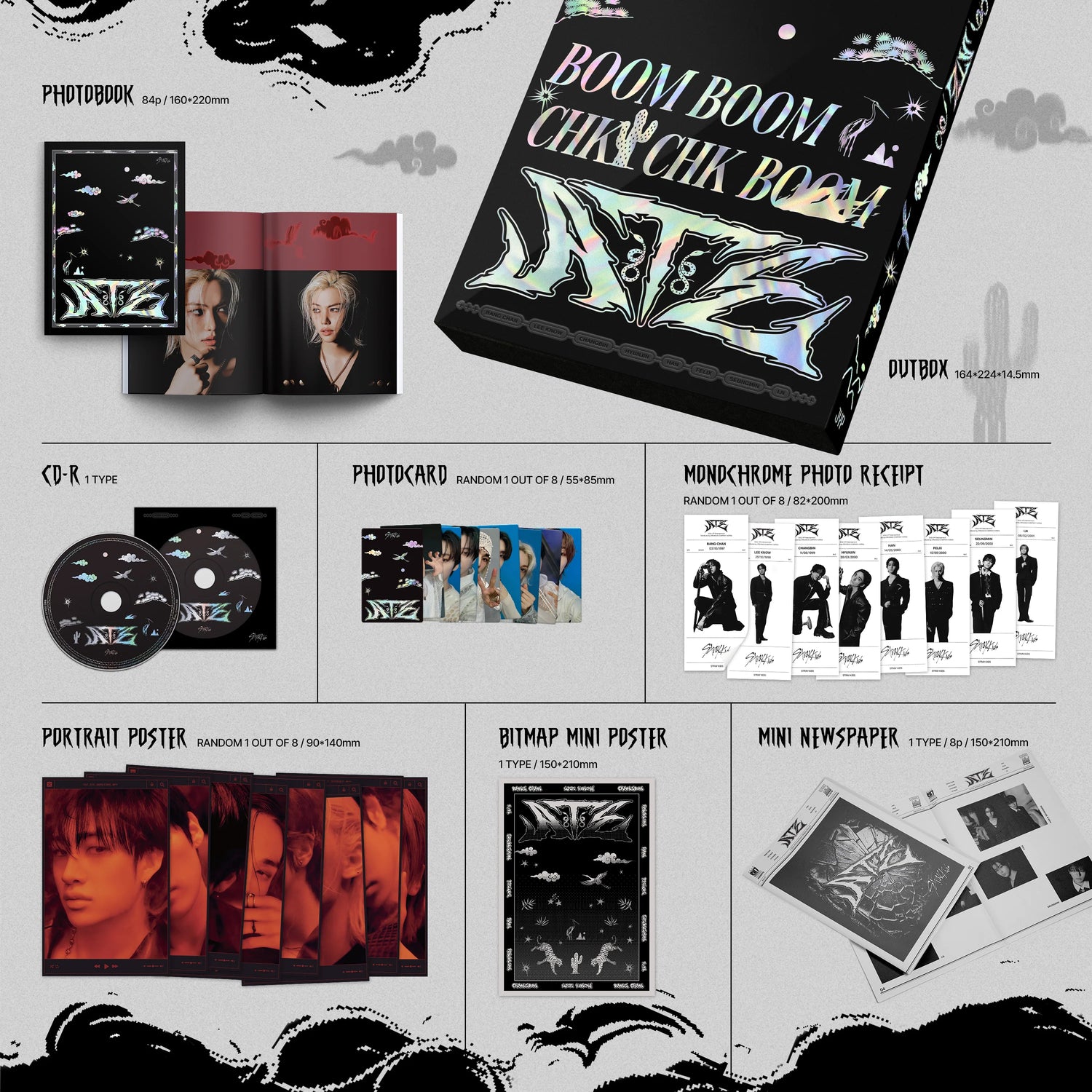 Stray Kids [ATE] ATE Ver_Boom Boom Chk Chk Boom_THEKSHOP_Canada asian authentic genuine original korean skincare montreal toronto calgary canada thekshop thekshop.ca natural organic vegan cruelty-free cosmetics kbeauty vancouver free shipping clean beauty routine skin makeup kpop stayz stan fandom photocard stray kids treasure ateez atiny dix30 brossard ddo royal mount st-bruno new store