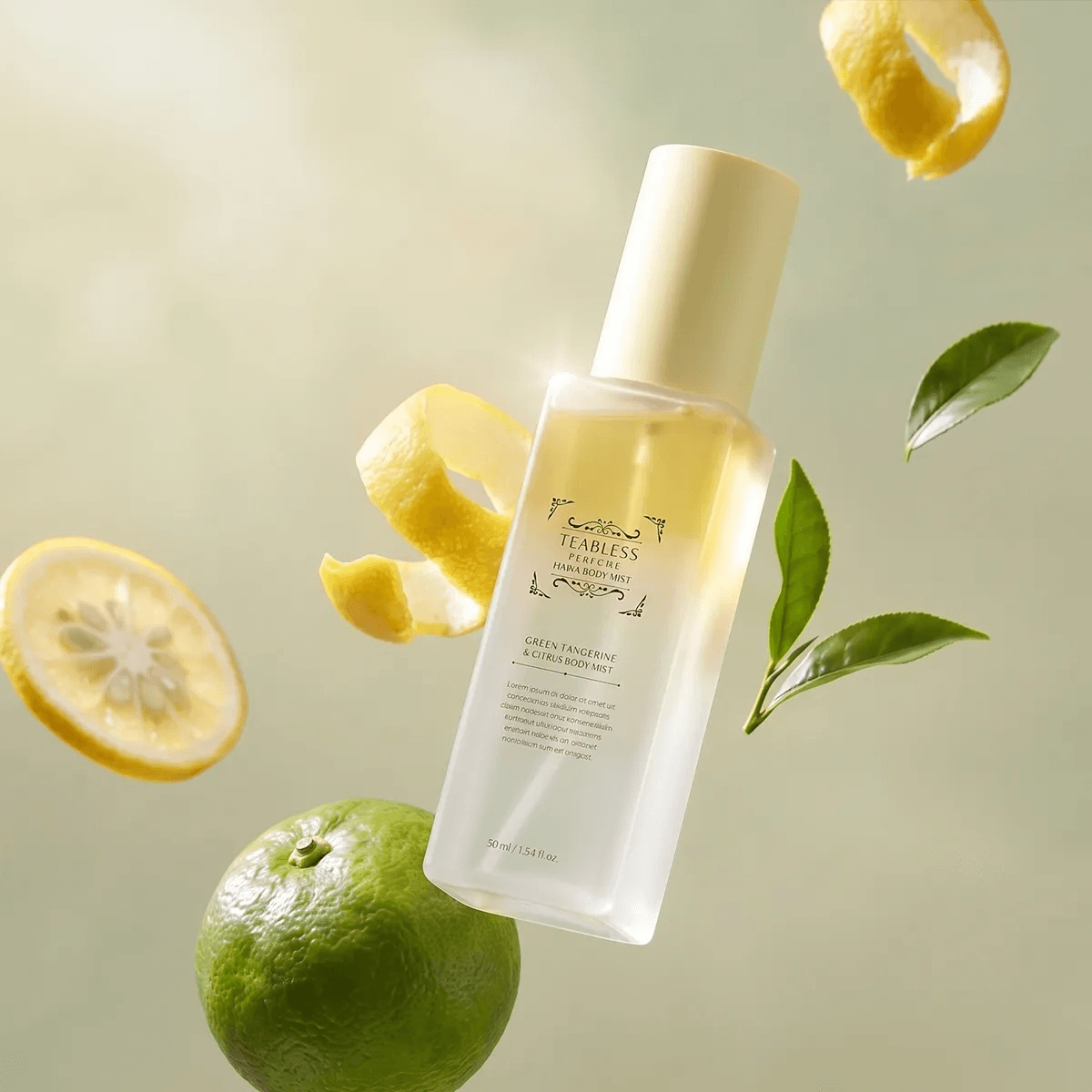 TEABLESS Green Tangerine Yuja Kombu Tea Perfume Hair & Body Mist 100mL