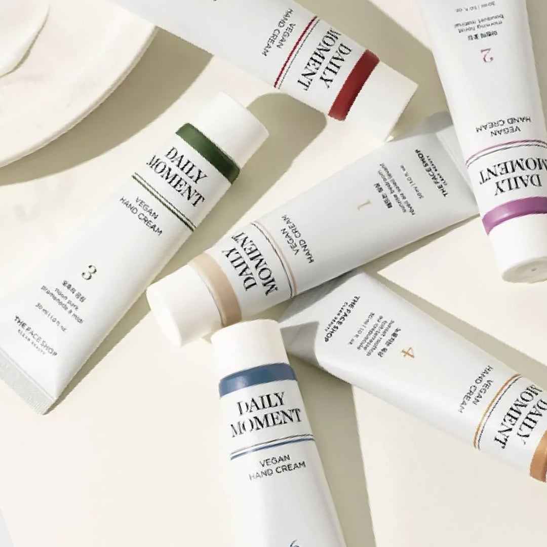 THE FACE SHOP Daily Moment Vegan Hand Cream lightly scented Korean hand cream