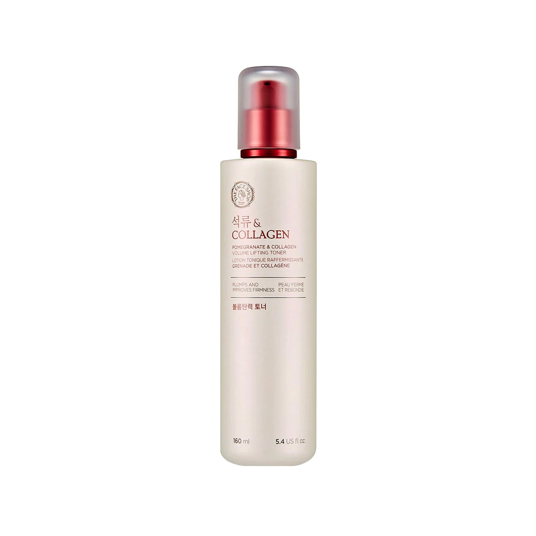 THE FACE SHOP Pomegranate & Collagen Volume Lifting Toner asian authentic genuine original korean skincare montreal toronto calgary canada thekshop thekshop.ca natural organic vegan cruelty-free cosmetics kbeauty vancouver free shipping clean beauty routine skin makeup 