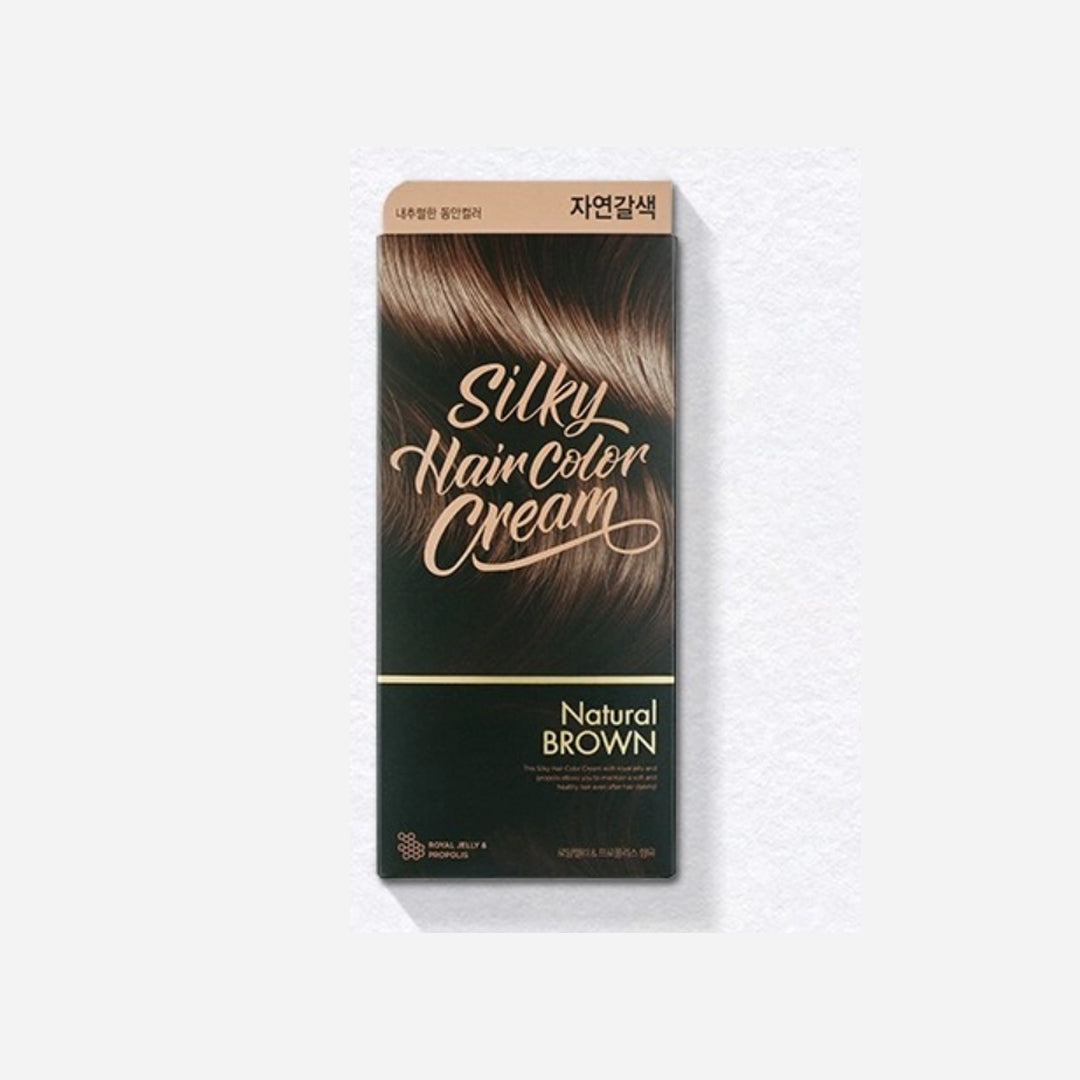 THE FACE SHOP Silky Hair Color Cream – Natural Brown 