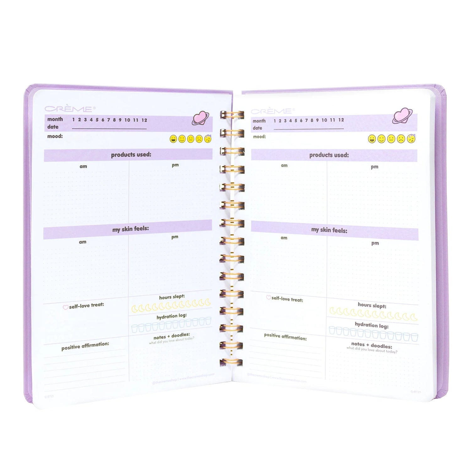 BT21 TATA Journal: 6 × 9 journal for writing down Daily Habits