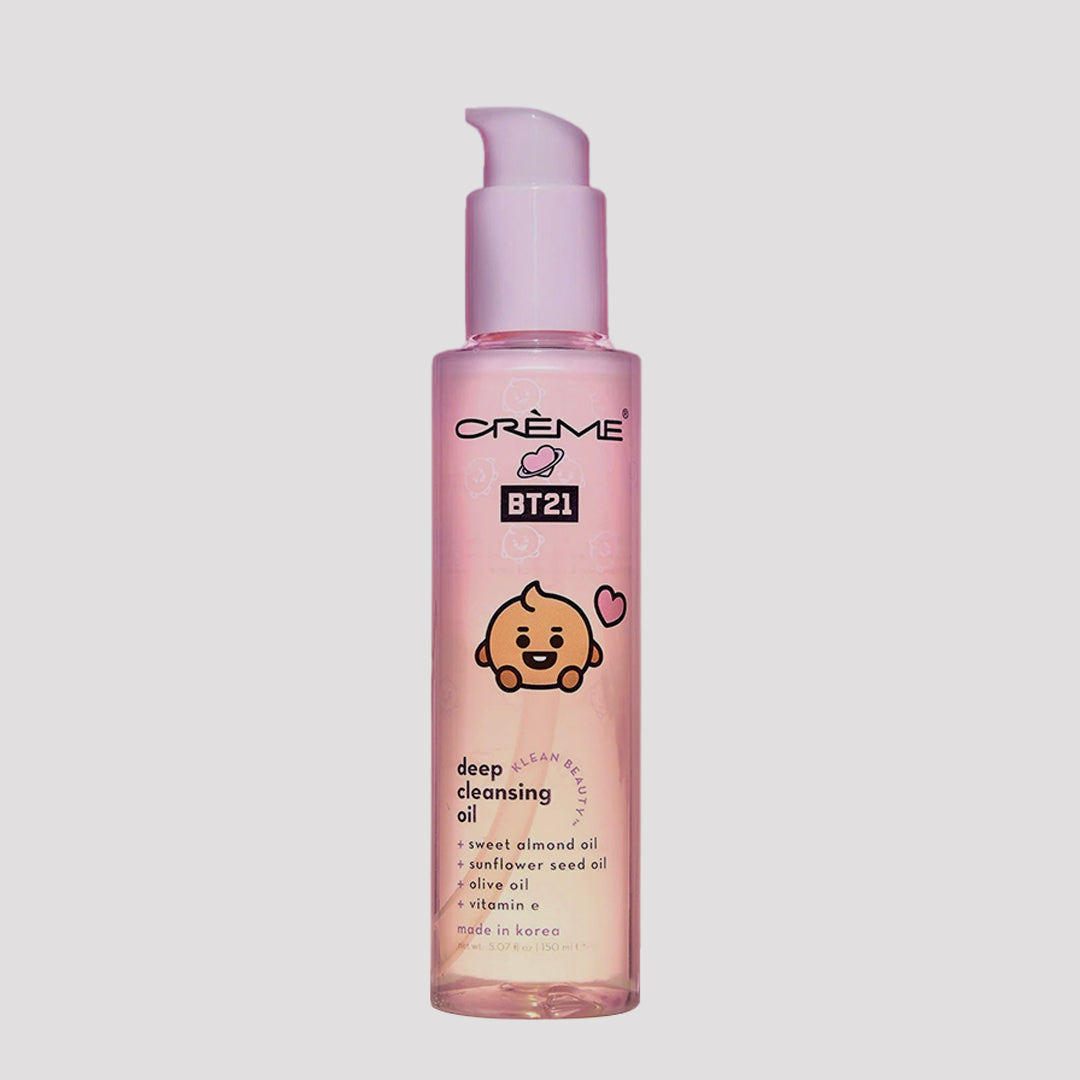 The Crème Shop x BT21 SHOOKY Deep Cleansing Oil - Klean Beauty™  BTS Army Take Two asian authentic genuine original korean skincare montreal toronto calgary canada thekshop thekshop.ca natural organic vegan cruelty-free cosmetics kbeauty vancouver free shipping clean beauty routine skin makeup kpop