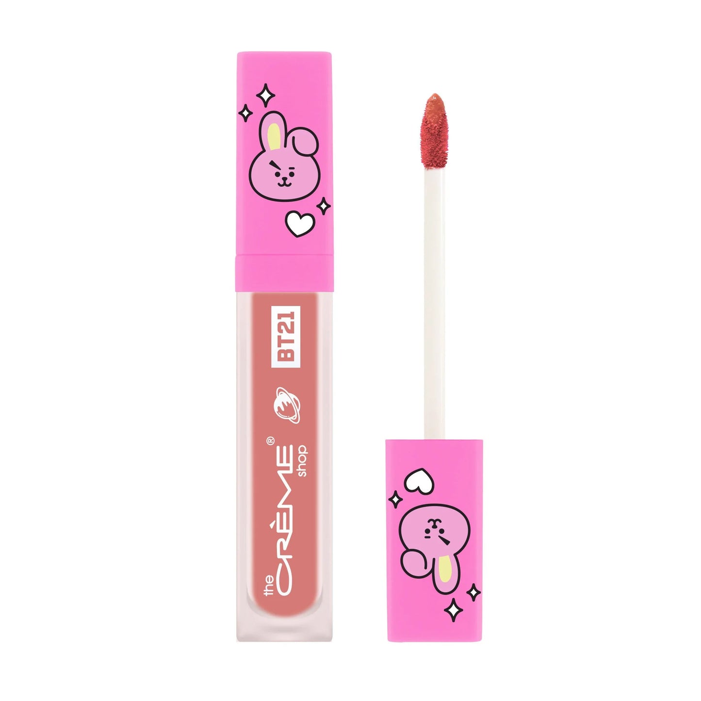 THEKSHOP_The Crème Shop x BT21 The Crème Shop x BT21 UNIVERSTAIN Lip Tint KOYA Rusty Rose RJ Pink Puff  SHOOKY Berry Mocha Crunch MANG Power Mauve CHIMMY Shake Your Ruby TATA Curiously Coral COOKY Cozy Rosy BTS Army Take Two asian authentic genuine original korean skincare montreal toronto calgary canada thekshop thekshop.ca natural organic vegan cruelty-free cosmetics kbeauty vancouver free shipping clean beauty routine skin makeup kpop