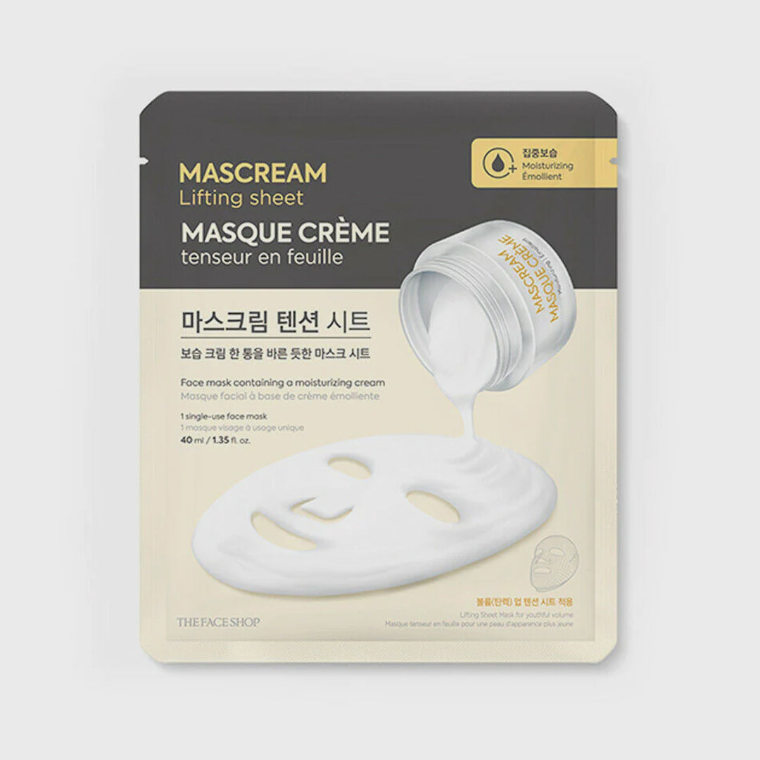 THE FACE SHOP Mascream Lifting Sheet  asian authentic genuine original korean skincare montreal toronto calgary canada thekshop thekshop.ca natural organic vegan cruelty-free cosmetics kbeauty vancouver free shipping clean beauty routine skin makeup kpop stayz stan fandom photocard stray kids treasure ateez atiny dix30 brossard ddo royal mount st-bruno new store
