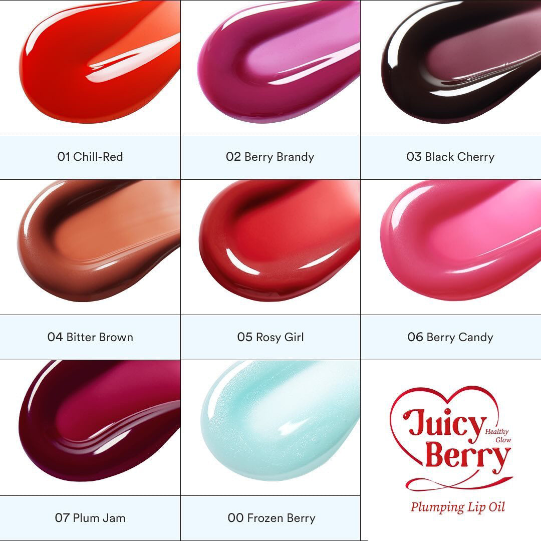 TOCOBO Juicy Berry Plumping Lip Oil new shades swatches asian authentic genuine original korean skincare montreal toronto calgary canada thekshop thekshop.ca natural organic vegan cruelty-free cosmetics kbeauty vancouver free shipping clean beauty routine skin makeup kpop stayz stan fandom photocard stray kids treasure ateez atiny dix30 brossard ddo st-bruno new store