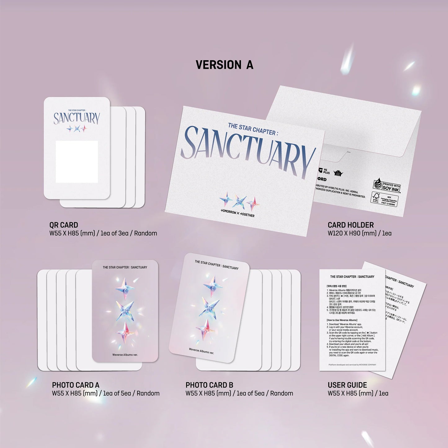 TOMORROW X TOGETHER - [THE STAR CHAPTER: SANCTUARY] Weverse Albums Ver. asian authentic genuine original korean skincare montreal toronto calgary canada thekshop thekshop.ca natural organic vegan cruelty-free cosmetics kbeauty vancouver free shipping clean beauty routine skin makeup kpop stayz stan fandom photocard stray kids treasure ateez atiny dix30 brossard ddo st-bruno new store