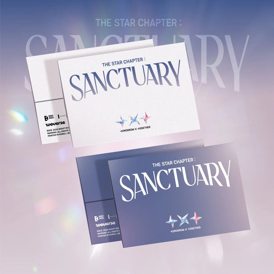 TOMORROW X TOGETHER - [THE STAR CHAPTER: SANCTUARY] Weverse Albums Ver. asian authentic genuine original korean skincare montreal toronto calgary canada thekshop thekshop.ca natural organic vegan cruelty-free cosmetics kbeauty vancouver free shipping clean beauty routine skin makeup kpop stayz stan fandom photocard stray kids treasure ateez atiny dix30 brossard ddo st-bruno new store