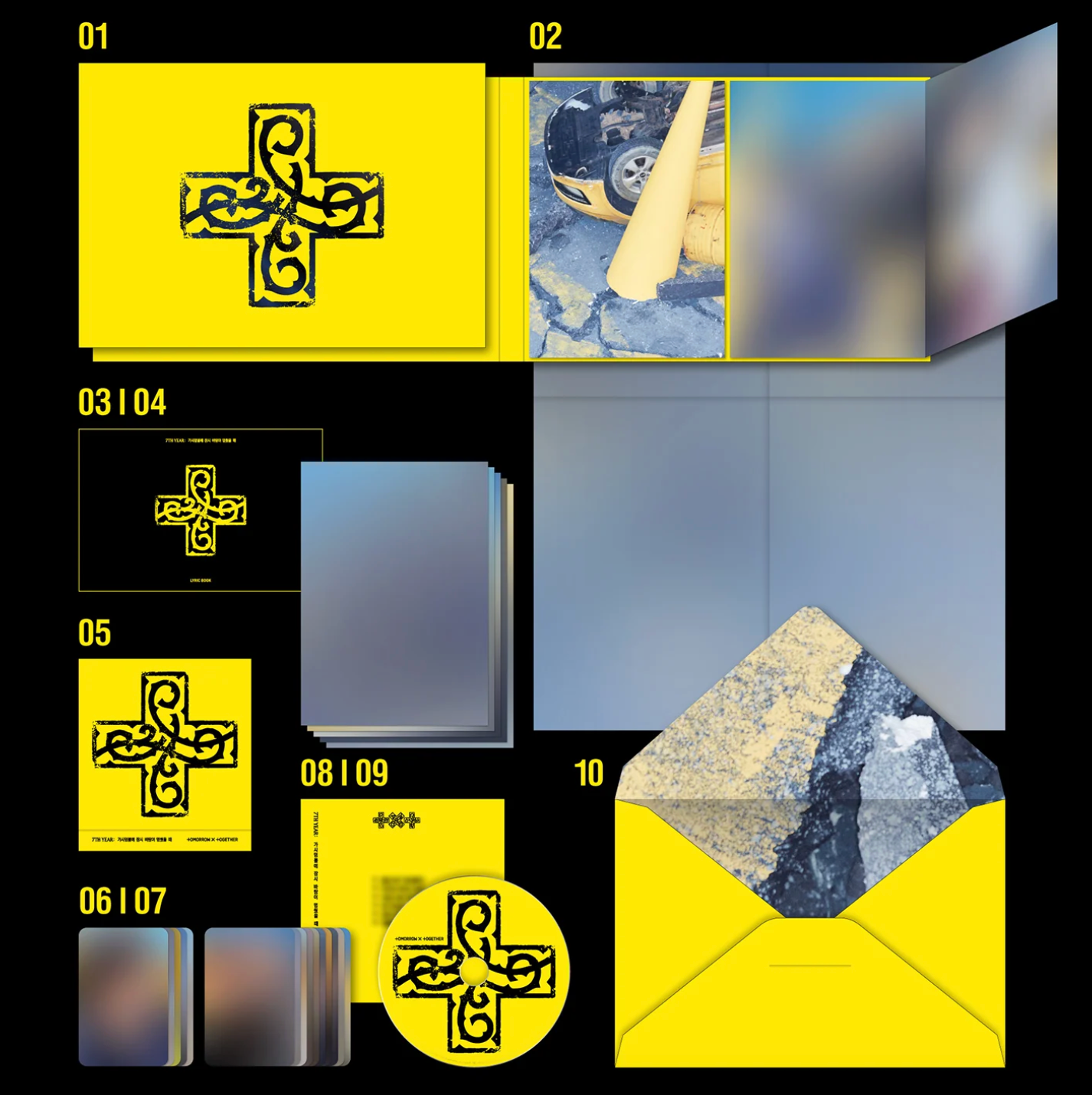 TOMORROW X TOGETHER TXT- 8th Mini Album [7TH YEAR] + EXCLUSIVE unreleased selfie photocard  Hunger version