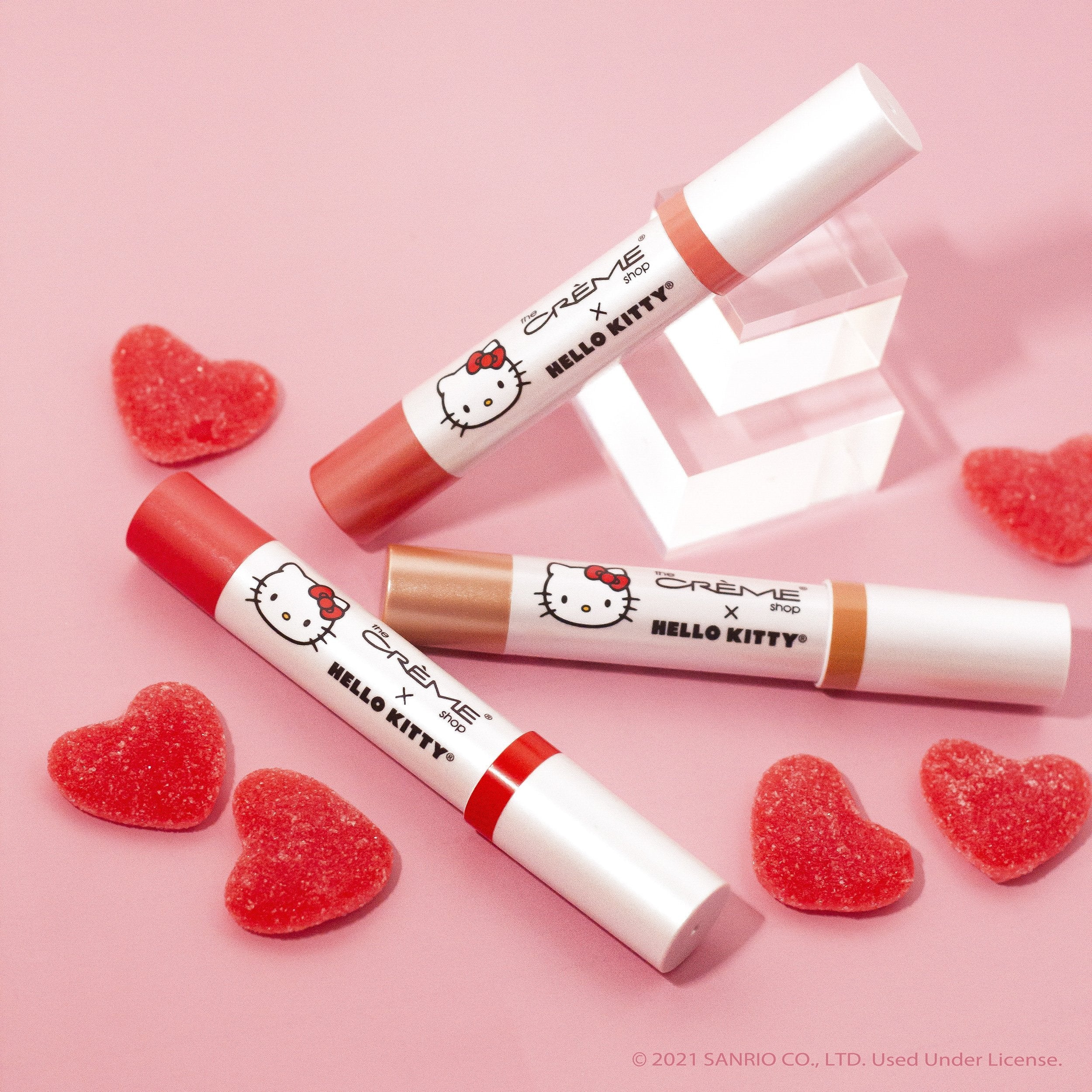 The Crème Shop x Hello Kitty - HELLO LIPPY Moisturizing Tinted Lip Balm asian authentic genuine original korean skincare montreal toronto calgary canada thekshop thekshop.ca natural organic vegan cruelty-free cosmetics kbeauty vancouver free shipping clean beauty routine skin makeup