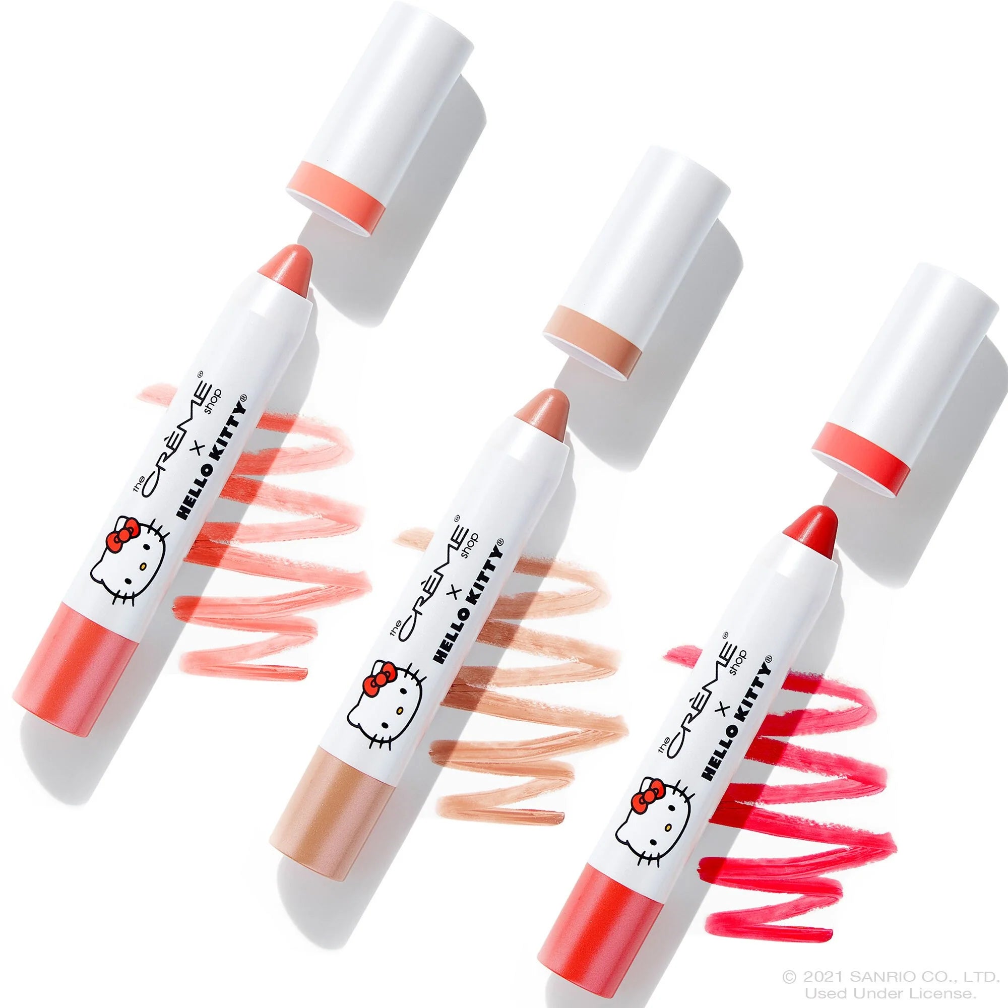 The Crème Shop x Hello Kitty - HELLO LIPPY Moisturizing Tinted Lip Balm asian authentic genuine original korean skincare montreal toronto calgary canada thekshop thekshop.ca natural organic vegan cruelty-free cosmetics kbeauty vancouver free shipping clean beauty routine skin makeup