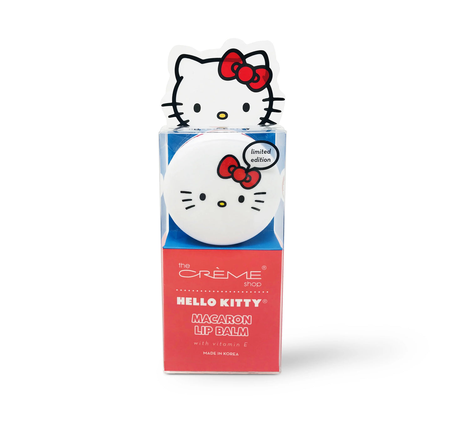 The Crème Shop x Hello Kitty - Mixed Berry Macaron Lip Balm asian authentic genuine original korean skincare montreal toronto calgary canada thekshop thekshop.ca natural organic vegan cruelty-free cosmetics kbeauty vancouver free shipping clean beauty routine skin makeup