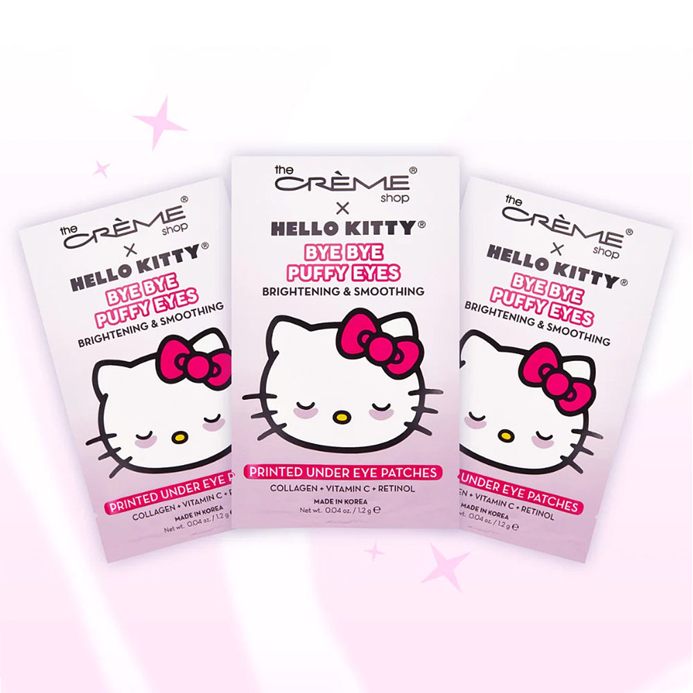 The Crème Shop x Hello Kitty Bye bye Puffy Eyes  asian authentic genuine original korean skincare montreal toronto calgary canada thekshop thekshop.ca natural organic vegan cruelty-free cosmetics kbeauty vancouver free shipping clean beauty routine skin makeup