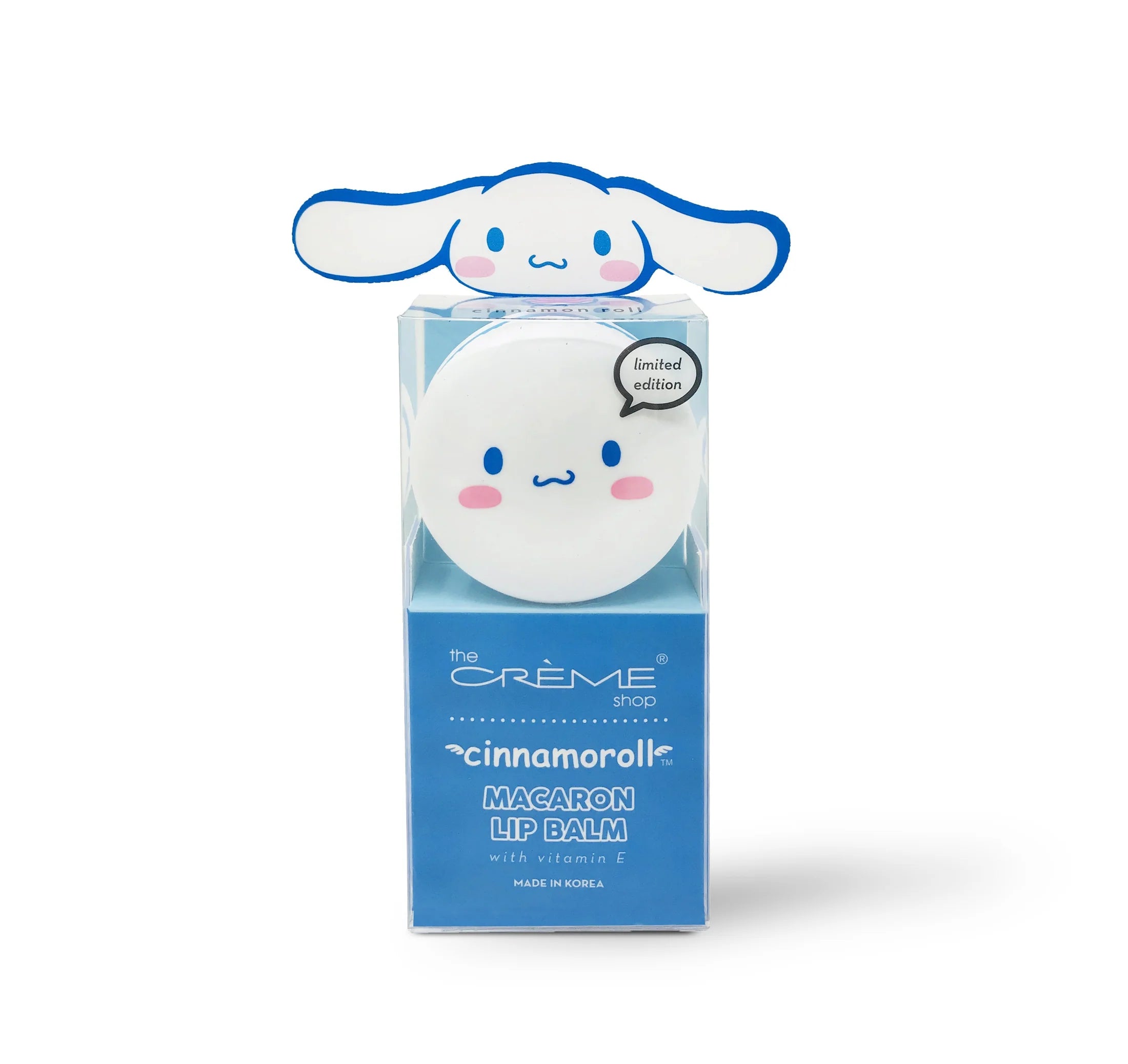 Baume à lèvres Macaron Cinnamorroll de The Crème Shop x Hello Kitty