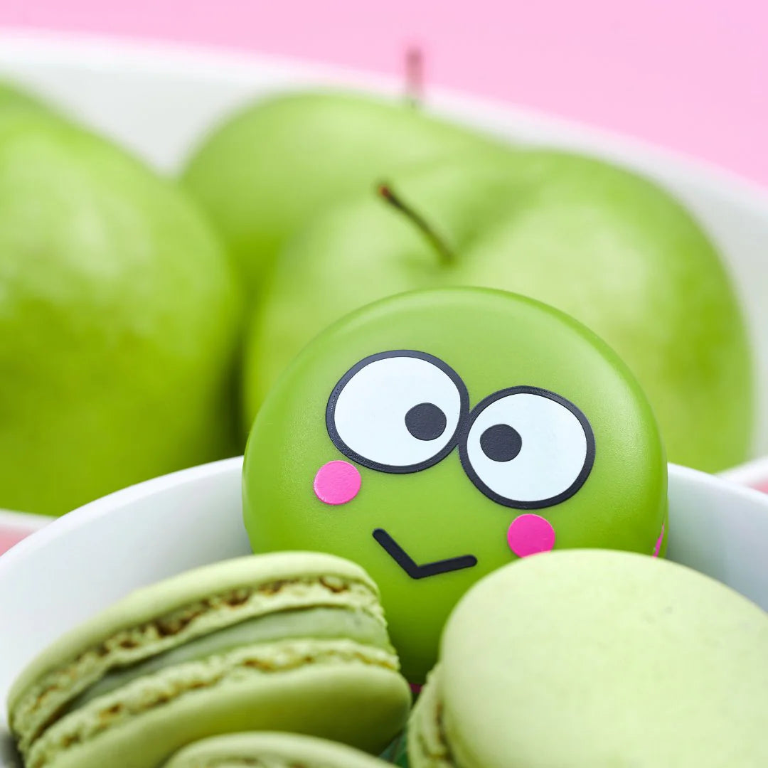 The Crème Shop x Hello Kitty Keroppi Macaron Lip Balm - Green Apple A Day