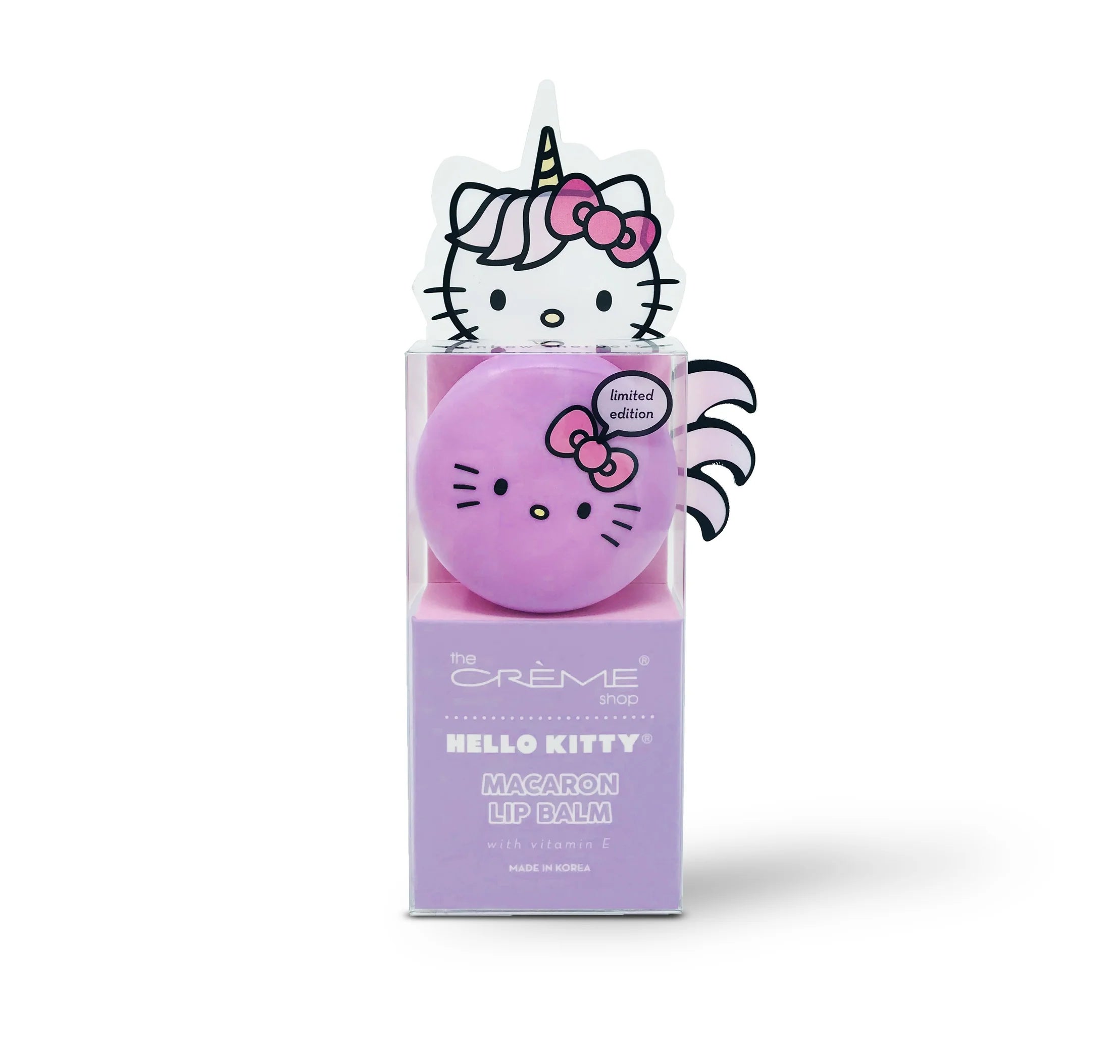 The Crème Shop x Hello Kitty Unicorn Macaron Lip Balm