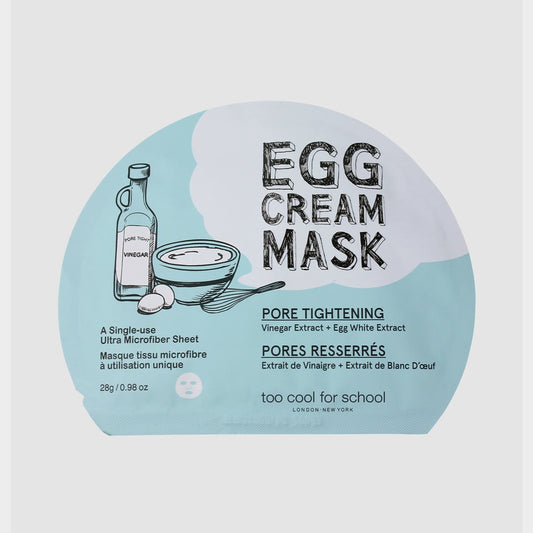 Too Cool for School Masque à la crème aux œufs pour resserrer les pores