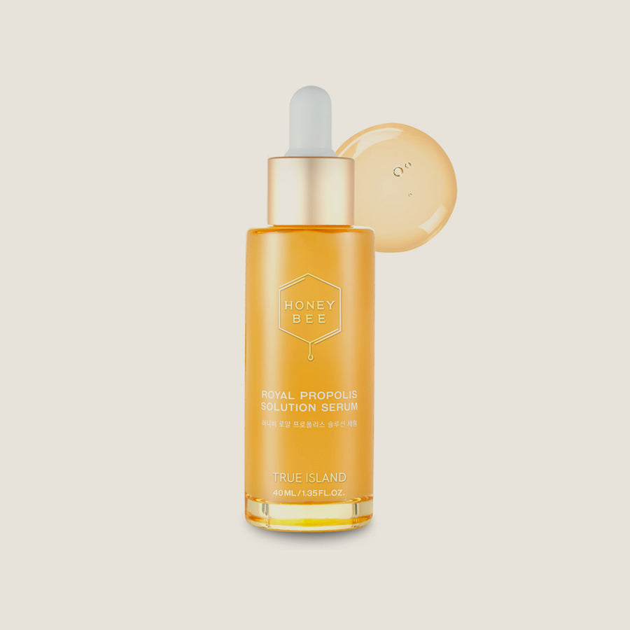 True Island Royal Propolis Solution Serum asian authentic genuine original korean skincare montreal toronto calgary canada thekshop thekshop.ca natural organic vegan cruelty-free cosmetics kbeauty vancouver free shipping clean beauty routine skin makeup