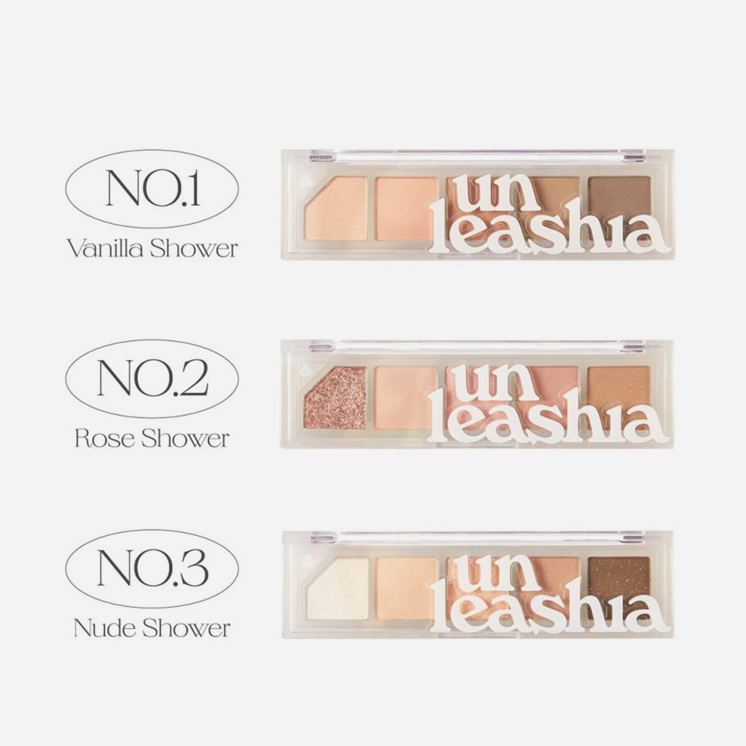 UNLEASHIA Mood Shower Eye Palette asian authentic genuine original korean skincare montreal toronto calgary canada thekshop thekshop.ca natural organic vegan cruelty-free cosmetics kbeauty vancouver free shipping clean beauty routine skin makeup kpop stayz stan fandom photocard stray kids treasure ateez atiny dix30 brossard ddo st-bruno new store