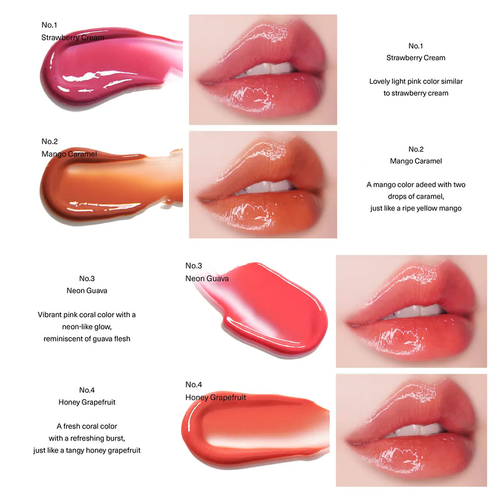 UNLEASHIA Sisua Popcorn Syrup Lip Plumper swatches asian authentic genuine original korean skincare montreal toronto calgary canada thekshop thekshop.ca natural organic vegan cruelty-free cosmetics kbeauty vancouver free shipping clean beauty routine skin makeup kpop stayz stan fandom photocard stray kids treasure ateez atiny dix30 brossard