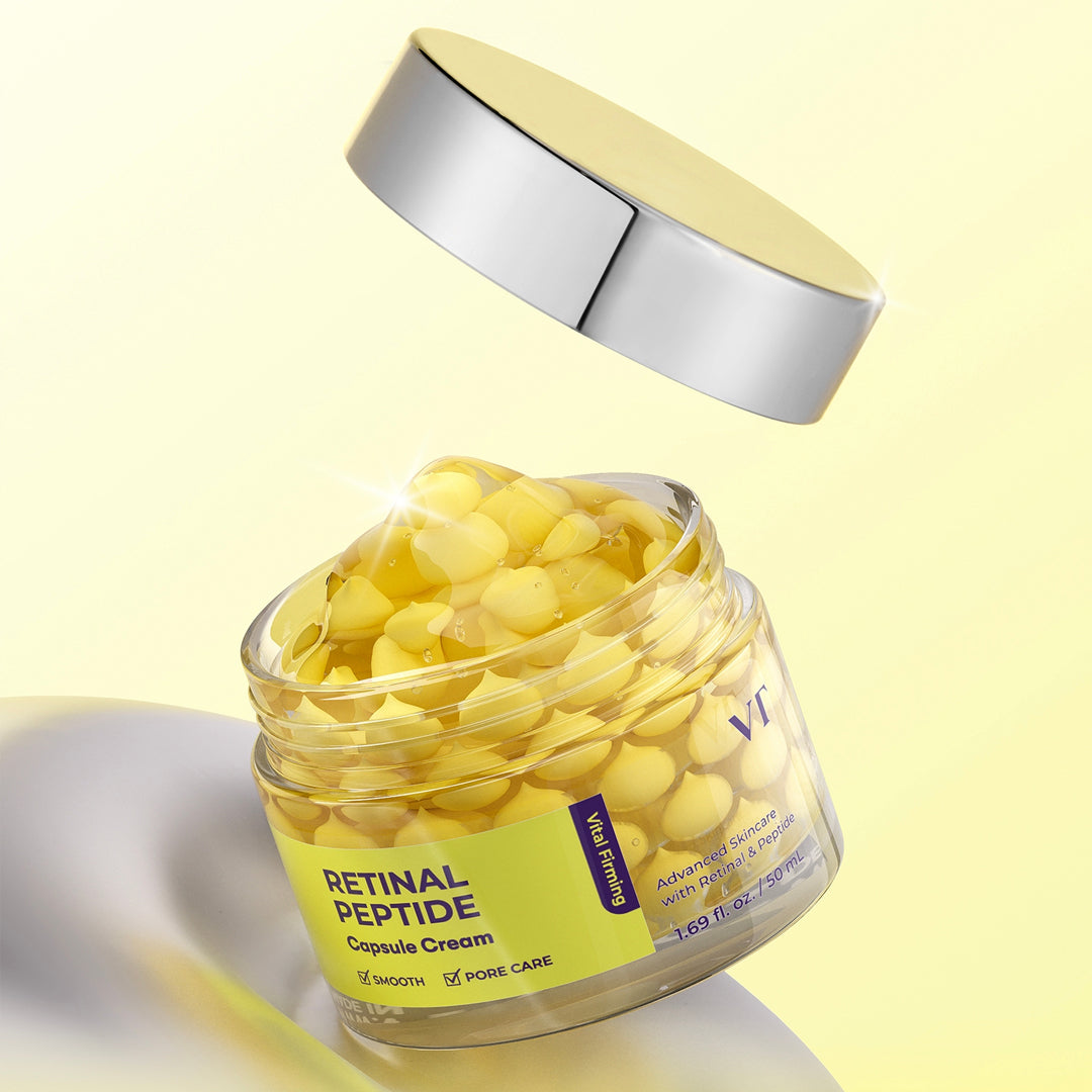 VT Retinal Peptide Capsule Cream 50ml
Korean anti-aging moisturizer for fine lines