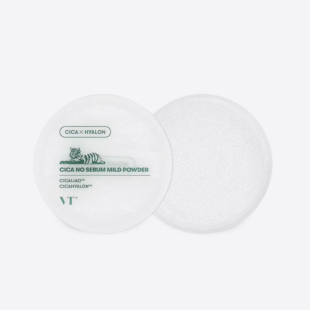 VT Cosmetics Cica No-Sebum Mild Powder 5g Korean face powder for matte and smooth finish