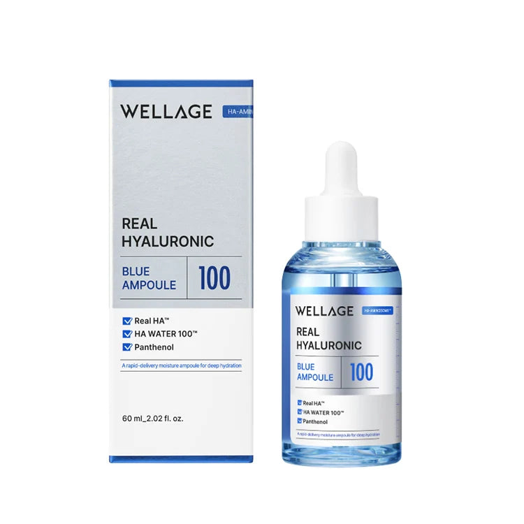 WELLAGE Real Hyaluronic Blue 100 Ampoule 60mL